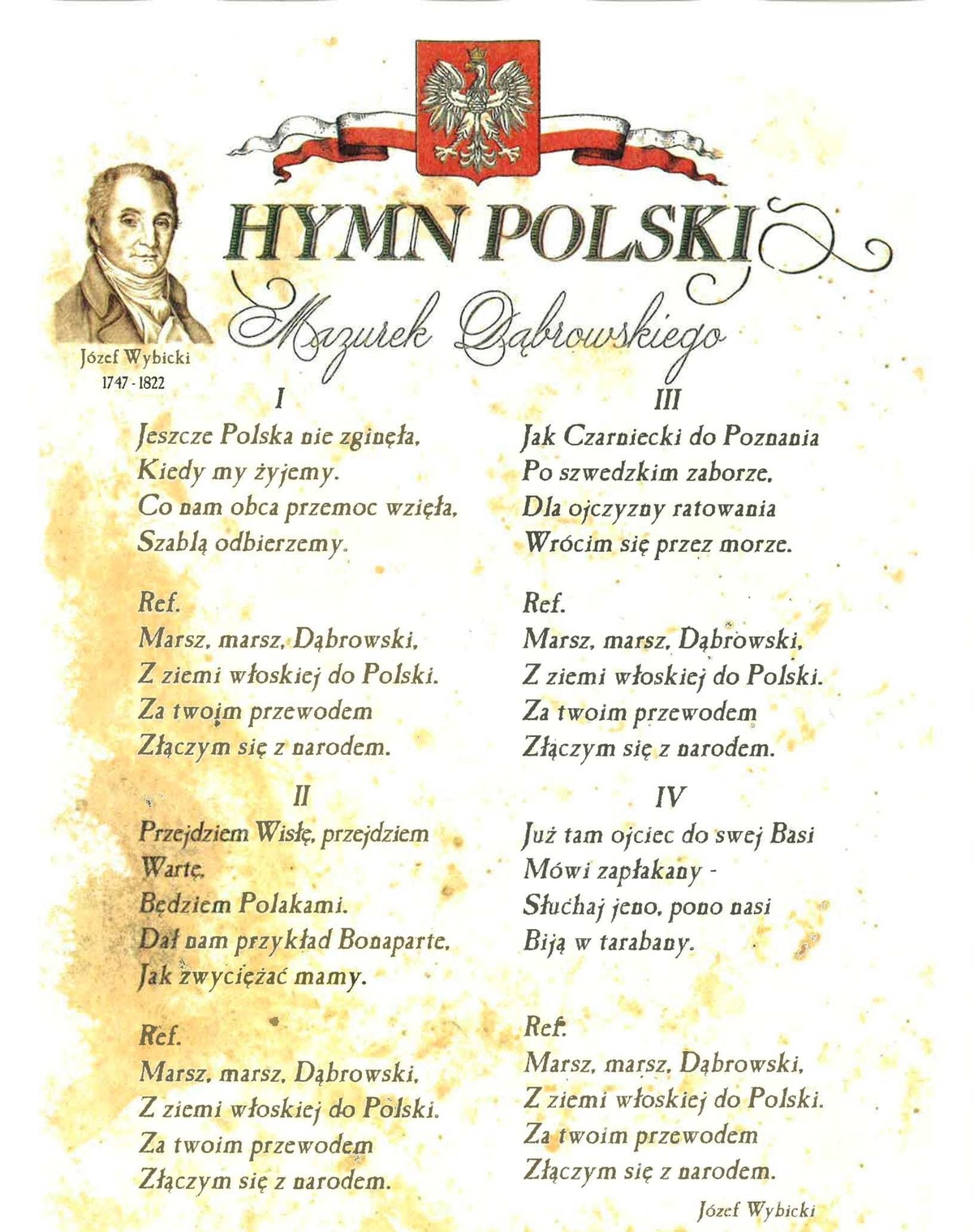 El himno polaco, la mazurca de Dąbrowski